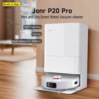 هذه مكنسة روبوت من طراز JONR P20 Pro، وتتميز بوجود محطة تنظيف شاملة. •...