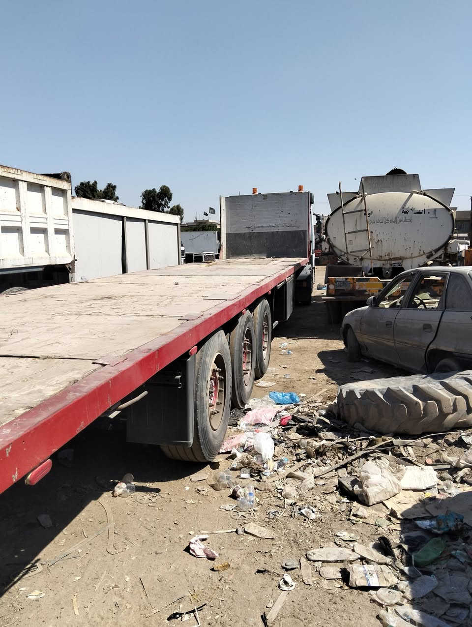 السلام عليكم عربانة فلات شمتز دسك بريك تخم تاير للبيع المكان بغداد حي اور السعر 30 ورقة ***********
