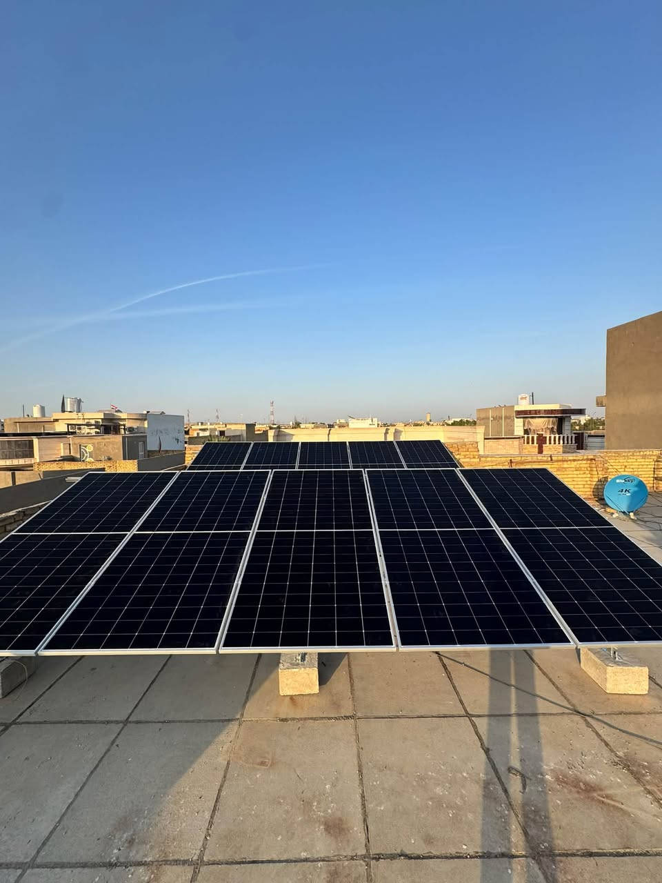 انفرتر GoodWe ٦ كيلو • بطارية Dyness ١٦kWh • ألواح LONGi ٦٤٥واط