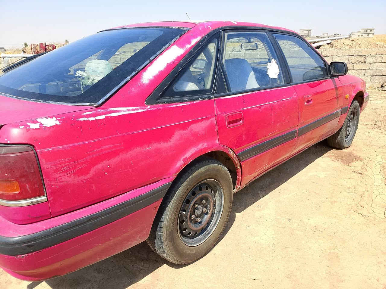 مازدا 626موديل91محرك وكير شرط
صدر تواير كهربايات كله شرط سياره نضيفه سنويه بيضه 
السعر 20وبيه مجال 8بخ***********

