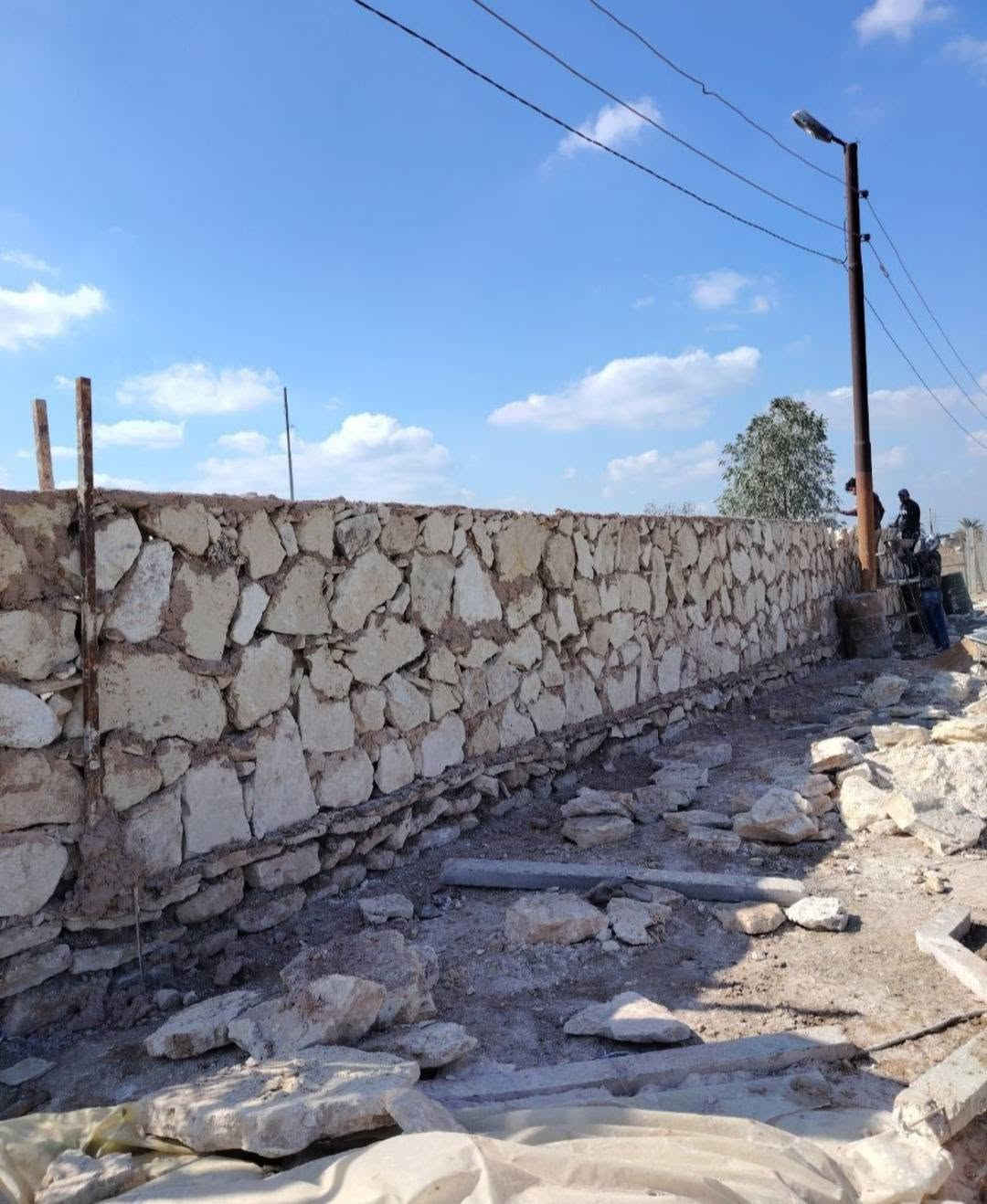 بناء الحجر • بناء بيوت • تطبيك ممرات