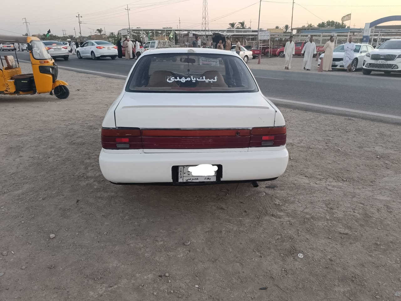 كورلا موديل 91  محور
محرك 1600 ، كير اوتوماتيك دنفش اربع نمر ثنينهن نضيفات
رقم بغداد خصوصي واو سنويتها لل27
حدادية جديدة 
باتري جديد
كهربائيات كلها شغاله
مشط ستيرن وباور جديد
ماصدات جدد ولايت زنون شمسي بلادي توني شاده شرط نهار 
البجم كله جديد من طول لطول شرط كله اصلي مو صيني
مصبوغه حزام لجمالية
كفاله اصوليات وعيب شرعي 
سعرها 48 بيها مجال بسيط كلش
العباس عليه الي مو شراي لا يتعبني ويخابر شراي احطك بعيني تعال وكلب وشوف وبخدمتك مو شراي لا تواعد ولا تتصل اصلا
ماكو شي بيها مذاكره فوك فلا تستفسر
مكانها ذي قار قضاء النصر 

اتصال او واتساب ***********
