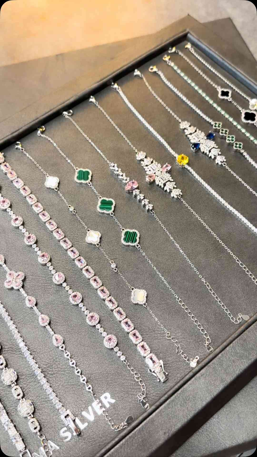 New Collection✨💎
ROMA SILVER 💎
📞***********

نص مكتوب في الصور:
- A SILVER