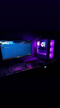 R5 5600 B450 msi   Ram 16 3600  Ssd 1t 5060 rtx\معدل منل شركة،oc اقوة ...