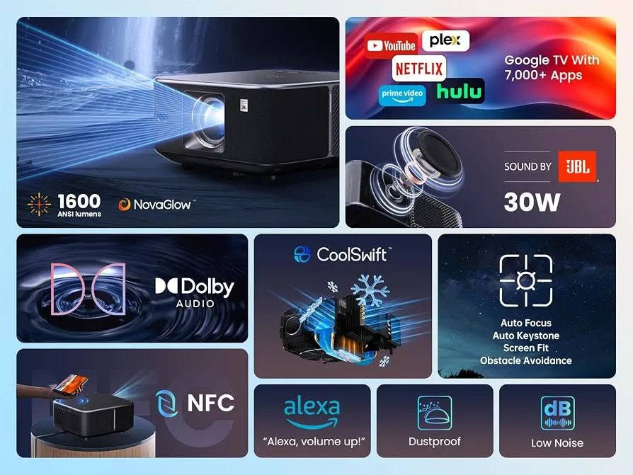 وصل الوحش من toptro 😱😱 x9
#داتاشو #بروجكتر عارض سينمائي 🎦 🎦 4k 

امزون اصلي وليس المقلد 💯💯
يمتاز بالانارة العالية وصوت ستيريو Dolby Audio 40w
الجهاز outdoor وليس indoor
مناسب جدا للمدارس والمعاهد وإلقاء المحاضرات
مناسب جدا للألعاب ومشاهدة الأفلام والفيديوهات 
💥 الدقه full hd1080 يدعم 4k
1500 ANSI حقيقي
التباين 50.000:1
اوتو فوكس Auto focus 😱😱
اوتو كيستون  Auto Keystone 
😱صوت ماراح تسمعه بأي داتاشو اخر 40w Dolby Audio  😱
الجهاز واي فاي 🛜🛜 wifi 6  يعني بدون تقطيع وبدون تأخير بالعرض
بلوتوث Bluetooth 💯 💯

مناسب جدا للقاعات الكبيره بفضل الانارة العالية وصوت ممتاز
يعمل بوضوح في النهار ولاتحتاج الى تعتيم 

يربط مع الهاتف وايرلس بدون كيبل وبدون انترنت 
متوافق مع جميع انظمة التشغيل أندرويد و IOS
💥 سماعات داخليه ستيريو بتقنية HIFI بصوت مجسم ورهيب
💥 حجم العرض يصل ل 7 متر
ممكن ربطه على الستلايت او الحاسبة او بلي ستيشن
منافذ الجهاز كامله وموضحه بالصور 👇👇
💥 الجهاز امزون اصلي وليس المقلد 💥

 
 وهناك أسعار خاصه لأصحاب الجمله
للحجز والاستفسار مراسلة الخاص او التواصل على الهاتف
*********** متوفر واتس اب ايضا
العنوان بغداد الشعب وتوجد خدمة توصيل 5 آلاف لكافة انحاء العراق
صور اكثر وفيديوات عن الجهاز داخل التعليقات 👇👇

#داتاشو #بروجكتر #سينما #الانبار #الموصل #الكترونيه
#مستلزمات_طبية #تسوق_الكتروني #رياضه_وجمال #اناقةوجمال #السليمانية

