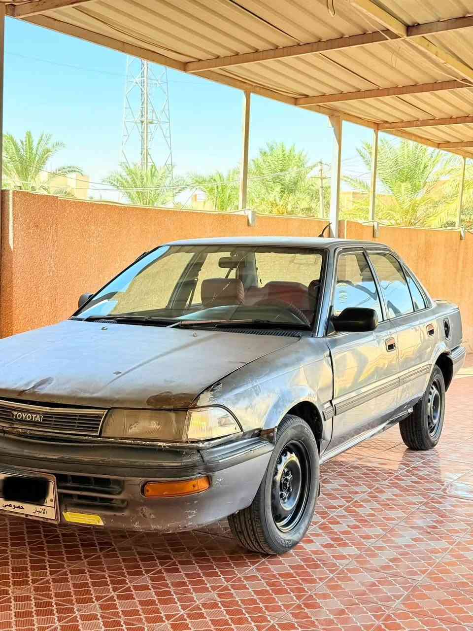 السلام عليكم جميعاً تويوتا كورلا موديل  1990 رقم انبار بسمي مشروع وطني السيارة بلادية كشرها كير اوتماتيك جام 4 كهرباء تخم تايرات جديد صدر جيد امامي وخلفي كير ومحرك بلادي مالتها السيارة مرتبة وجاهزة مال جناي 
العنوان  صلاح الدين بلد / الضلوعية 
الاتصال  ***********
