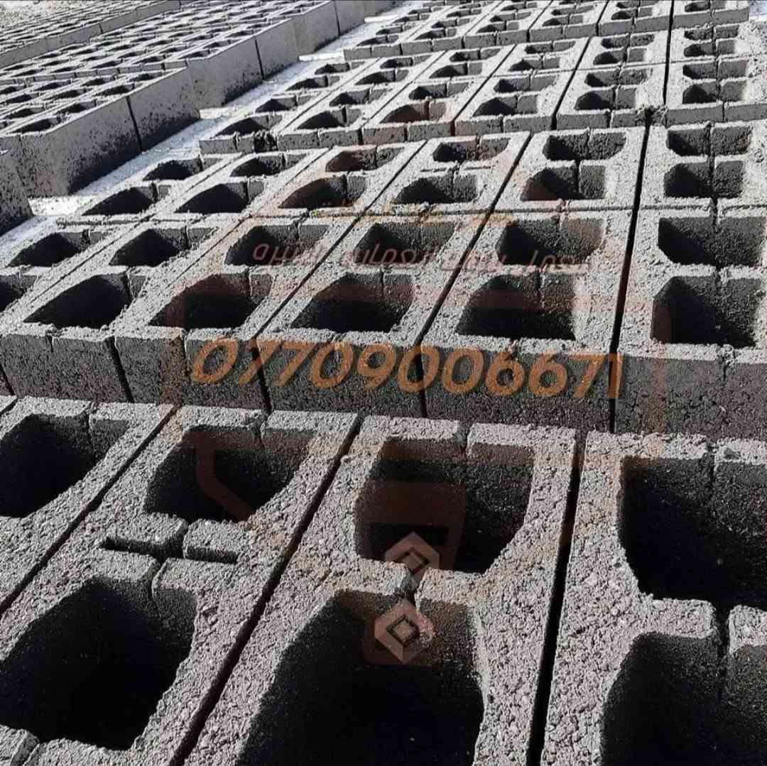 معمل بلوك • ضغط ١٢ طن • ميسان