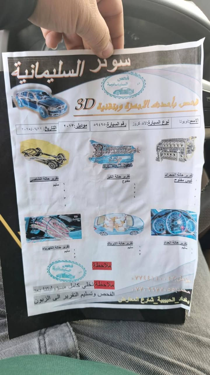لاندكروز موديل 2013
***********
