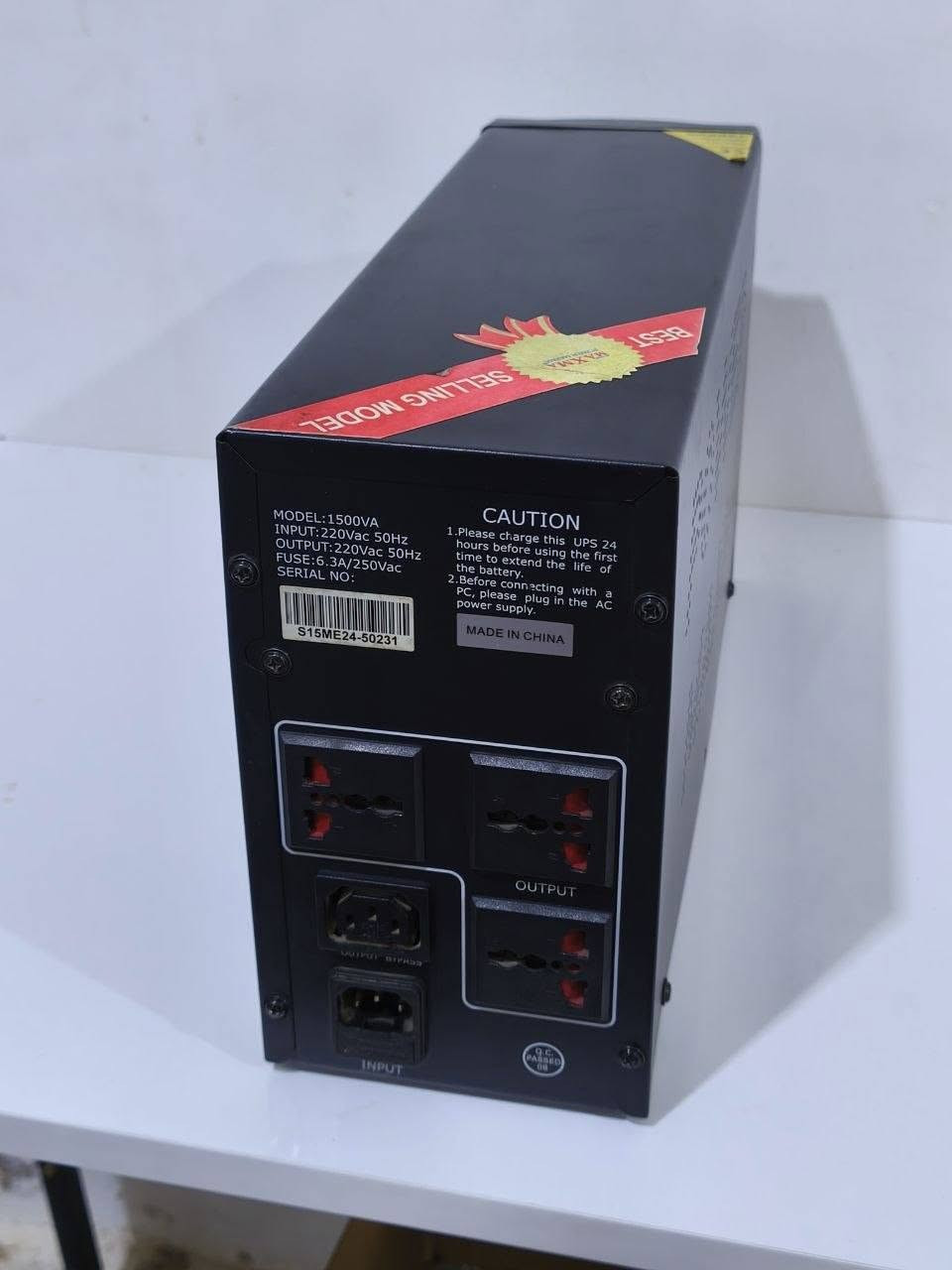 سلام عليكم متوفر UPS شركة MAXMA (ماكسما) حجم 1500va نضيف وشغال يشغل بلي فور سلم 15دقيقه سعره 45وبي مجال مكاني نجف حي ميسان قرب نفق المختار ***********
