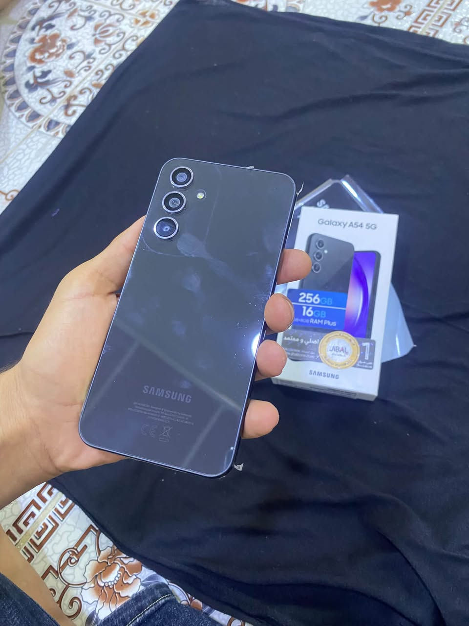 🇹🇯 کوردی
📱 Samsung Galaxy A54 5G بۆ فرۆشتن

✨ مۆبایلێکی زۆر پاک و بێ کێشە
💾 256GB
⚡ RAM 16GB
📍 شوێن: کەرکووک
💰 نرخ: 280 هەزار دینار — کەمێک مەجال هەیە

📞 بۆ زانیاری و کڕین:
***********

_________________________
🇮🇶 العربية

📱 Samsung Galaxy A54 5G للبيع

✨ جهاز نظيف جداً وبدون أي مشاكل
💾 256GB
⚡ RAM 16GB
📍 الموقع: كركوك
💰 السعر: 280 ألف دينار — بی مجال بسیط

📞 للاستفسار والشراء:
***********

نص مكتوب في الصور:
- SAMSUNG Galaxy A54 5G 256GB RAM 16GB More Power, More Possibilities 50MP Triple Camera 5G Ultra Fast Super AMOLED Display 5000mAh Long Lasting BEST CHOICE FOR YOUR NEXT PHONE 5G FASTER STRONGER SMARTER