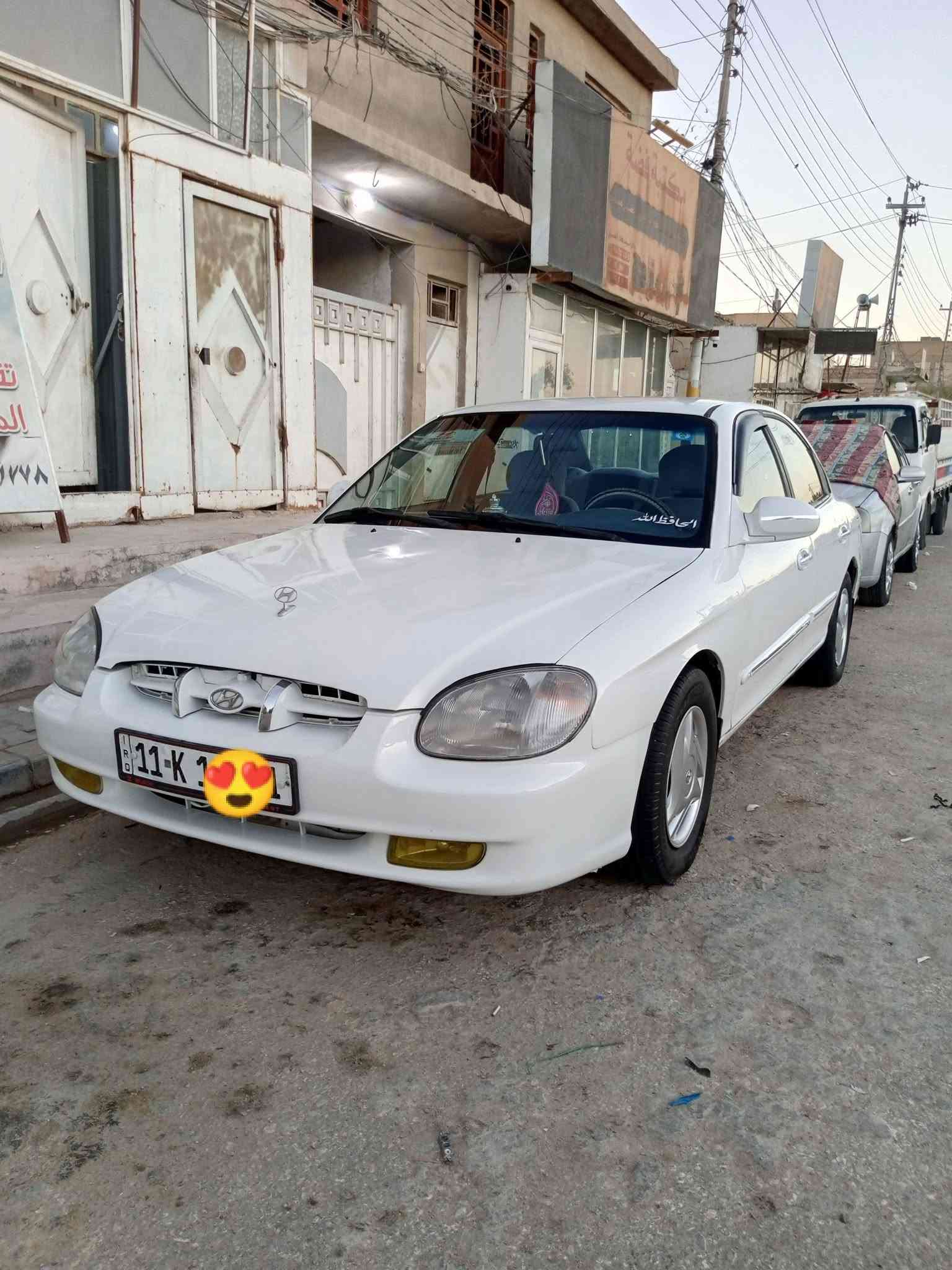 سلام عليكم 
سوناتا 2001
سياره نضيفه كلش 
كير ومكينه مكفولات شرط ترايك وين ميعجبك 
مكينه 2000 
تبريد ثلج 
حداديه زينه 
تخم تايرات جدد 
الكهربائيات كله شغاله 
وشادله لايت شرط يسوي الشارع نهار زنون أصفر الأصلي 
مصبوغه عام مكفوله من الضربه القويه 
دواخله جديده شاشه 
سماعات كلهن جدد شادهن
سياره مال جناي ومرتبه على ايدي 
مكاني نجف 
السعر 53 وبيه مجال قليل 

‏‪***********‬‏
