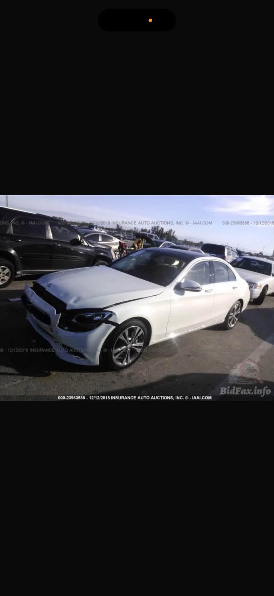 مارسدس c300 فول صفر مسج 
صبغ جزء من لبنيد 
ماشية ٩٠ mil 
بدون نقص جاهزة سيارة 
مكاني بغداد  
162$ 
***********

نص مكتوب في الصور:
- 000-23983588 - 12/12/2018 INSURANCE AUTO AUCTIONS, INC. - IAAI.COM 000-23983588 - 12/12/2018 BidFax.info