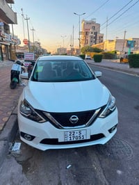 نيسان سنتره 2025 رقم اربيل كشنات جلد لونين  شاشه كبيره كامره امامي خلف...