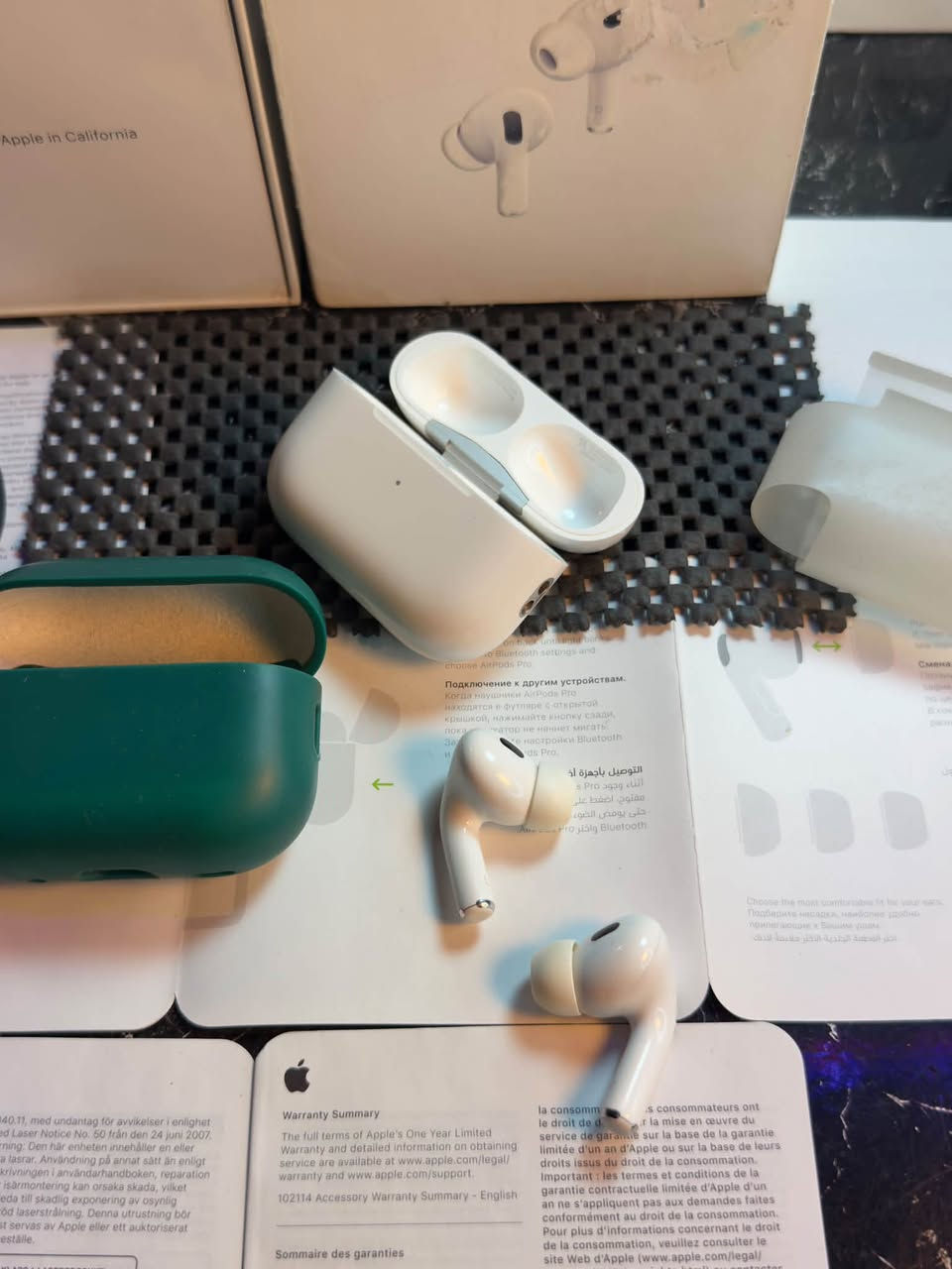 ايربودز برو 2 (( تايب سي )) 
apple air pods gn2 type-C 💎
سماعة اصلية ✅ شرط الفحص 
شرق اوسط 🇦🇪 تايب سي 
كاملة وياهة كارتونة و كيبل و حافظة 
نظافة 100‎%‎ 🫧
مستخدمة قليل جداً 
(( 185 الف 🔥 ))  بيهة مجال قليل 
بغداد - الدورة 
***********  
***********  (( واتساب فقط )) ✅
