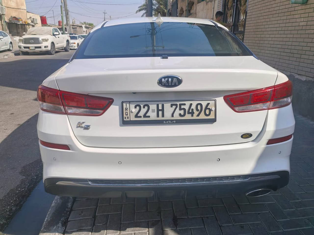 كيا K5 كوري موديل 2022 أربيل باسم شركه
سياره كفاله عامه ضربه وً صبغ وفتح و تبديل 
فقط باردات ثنين

مكينه 2000 بانزين 
شاشه و كاميرا 
اشاره بلمرايه
ورادار بلمرايه
ويلكب خليجي وطخم تايرات 
سياره جاهزه وجديده 
سعر 170 $
*********** البصرة, العراق
