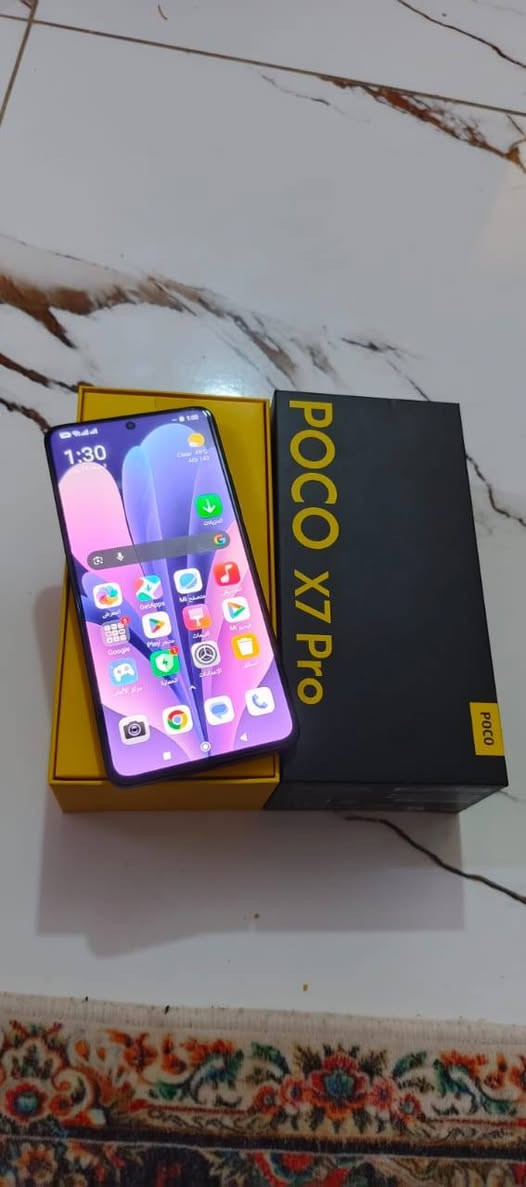 بوكو X7بـرو مكفول. معالج 8400 الترا ببجي 120 فريم بطاريه 6500 شاحن 90 واط ذاكره 256 عشوائيه 12+12 ملحقات غير مستخدمه مكاني ناصريه مركز *********** ناصرية, ذي قار
