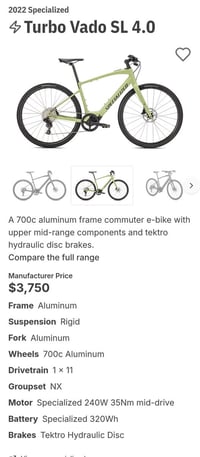 Specialized Vado SL • ماتور ٢٤٠ واط • باتري ٣٢٠Wh