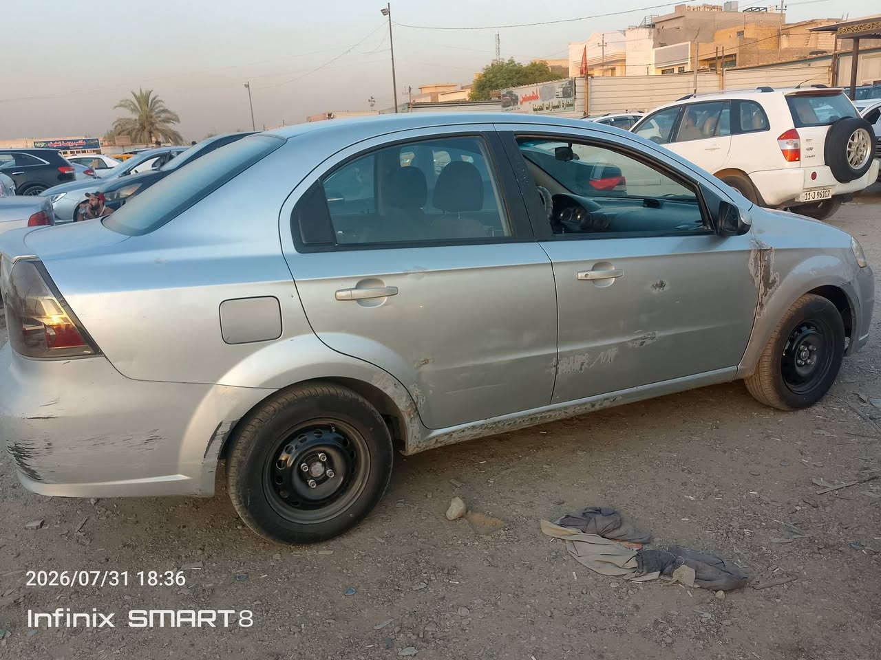 سلام عليكم افيو موديل 11 امريكي قطعه وحدة صبغ فقط لباب لخلفي جهت لسايق وبيها تلكيطات سمكره كاملات بعدني ما صابغهن كير ومكينه بالجيس جدد صدر امامي خلفي جديد تخم تاير جديد منضومه تبريد كلهة جديده ما عده لفريز سعر 53وبيها مجال عنوان بغداد ***********
