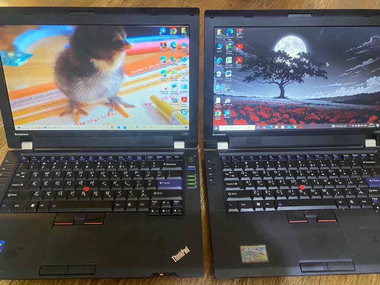 متوفر لابتوبات لينوفو ThinkPad للبيع (شغالة ونظيفة)

للبيع حاسبتين لينوفو (Lenovo ThinkPad L420) بحالة جيدة جداً وشغالات وبدون أي مشاكل، ممتازة للدراسة والتصفح والأعمال المكتبية.

 الحالة: شغالين تمام مع كافة الشواحن.

 ملاحظة: البطاريات يحتاجن تبديل (تشتغل مباشر على الشاحنة).

 السعر المقترح: 120 ألف للمفرد / 220 ألف للزوج (وقابل للتفاوض البسيط).

 العنوان: كربلاء - حي النصر قرب محطة بنزين وزني

 للتواصل: ***********