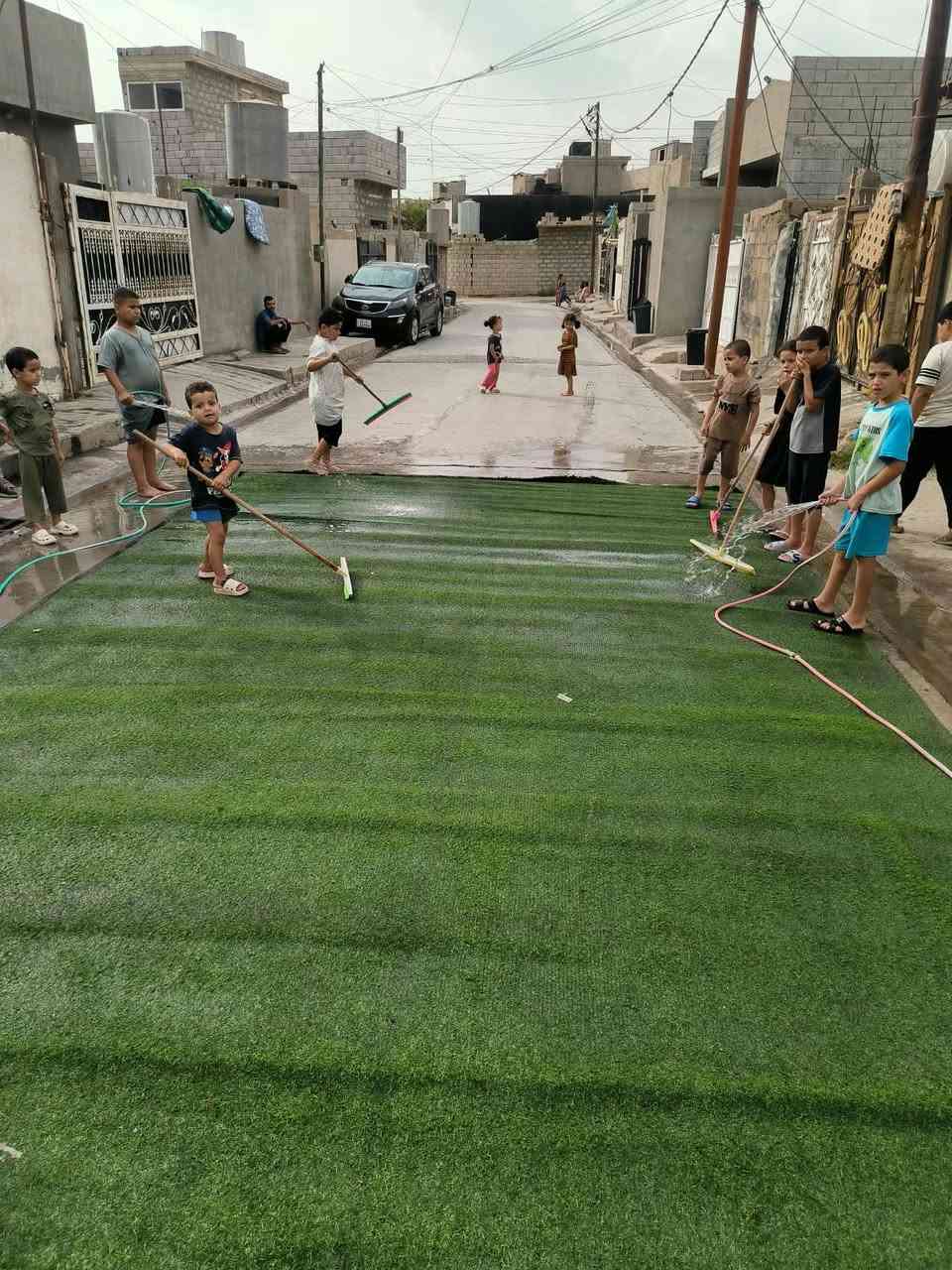 ثيل اصتناعي مستعمل بعده نضيف
قياس 5 عرض 12 طول 
تقريبآ 8 ربطات سعر الربطة 50 الف 
للأستفسار ‏‪***********‬‏
