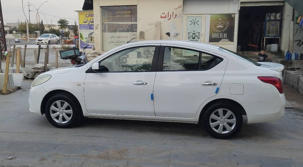 نيسان صني 2014 کیر اوتو بي ربع چاملغ خلفي تعديل بارد مع 20 سم کارت فقط سنوية جديد 2030 شرط تحويل والغرامات سعر 86 مجال بسيط ***********، *********** كركوك, العراق
