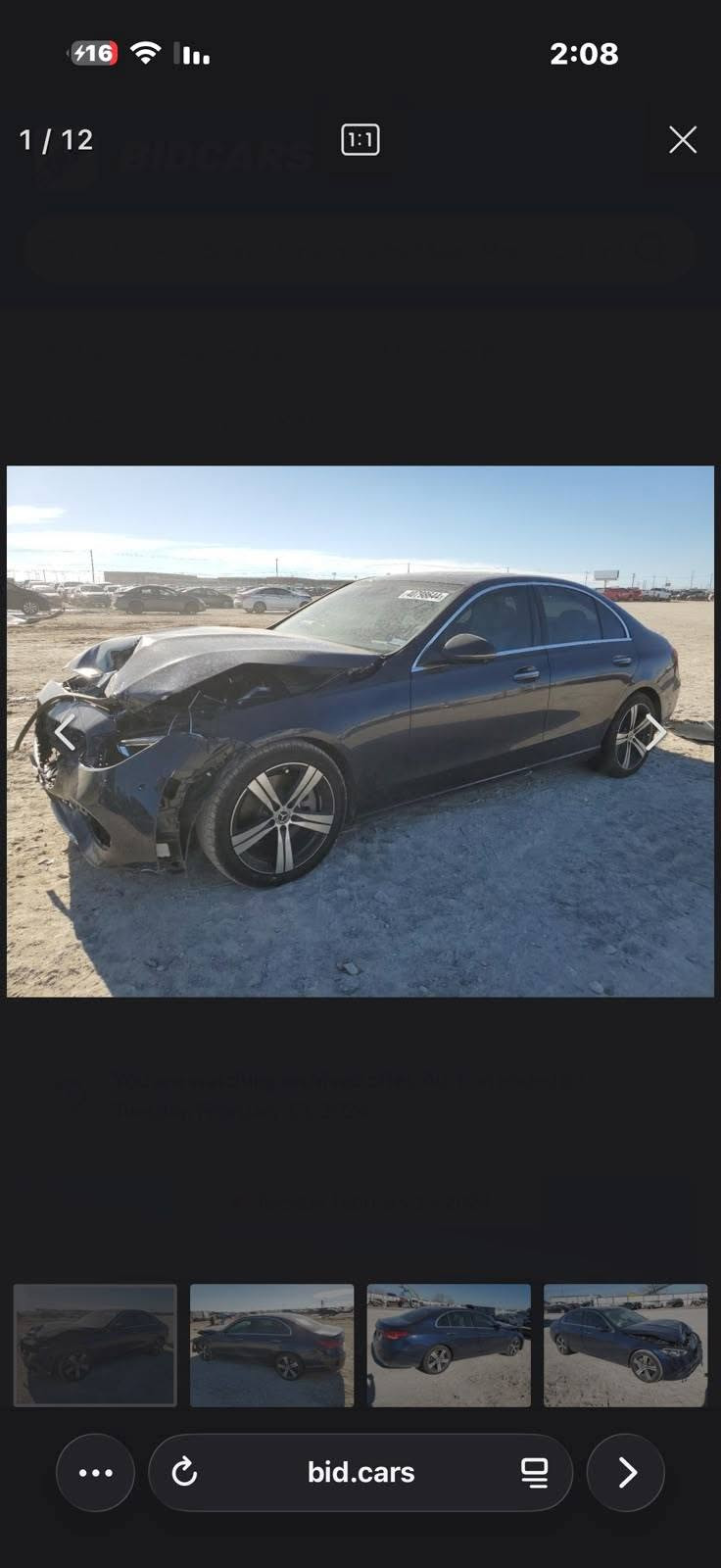 🔥 للبيع مرسيدس C300 AMG   🔥
موديل (2022)

🚘 Mercedes-Benz C300 – AMG 
✨ لون نيلي مميز و مغلف PPF طافي وفخم
📍 واردة أمريكي – أربيل
🔢 مرقمة أربيل باسمي
🛣️ العداد: 70.000 Km فقط

💎 المواصفات:
• AMG Black Edition / AMG Body Kit
• كاميرات 360°
• نظام صوت Burmester الفاخر 🎵
• فتحة سقف 
• إضاءة داخلية Ambient Lighting
• شاشة ونظام MBUX
• مقاعد كهربائية وذاكرة
• Keyless Entry / تشغيل بصمة
• Apple CarPlay & Android Auto
• حساسات أمامية وخلفية
• مثبت سرعة
• Blind Spot Assist
• Lane Assist
• أنظمة أمان ومساعدة السائق
. الإيربكات راجعة وكالة ✅
• السيارة حادث خشم البنيد وشبر جاملغ وقطعتين كلير من أمريكا
. سيرفس كامل ودوري يم شركة الماسة 
• نظافة  100‎%‎  وحالة سيارة ممتازة
• ⁠ دينار متصرف عليها كاملة من كل نواحي
• ⁠ السيارة احلة من صور ✅
السيارة لأهل الذوق… (والفحص على المشتري )
للاتصال :- ***********

نص مكتوب في الصور:
- 16 2:08 5 / 12 1:1 bid.cars
- 16 2:08 1 / 12 1:1 bid.cars