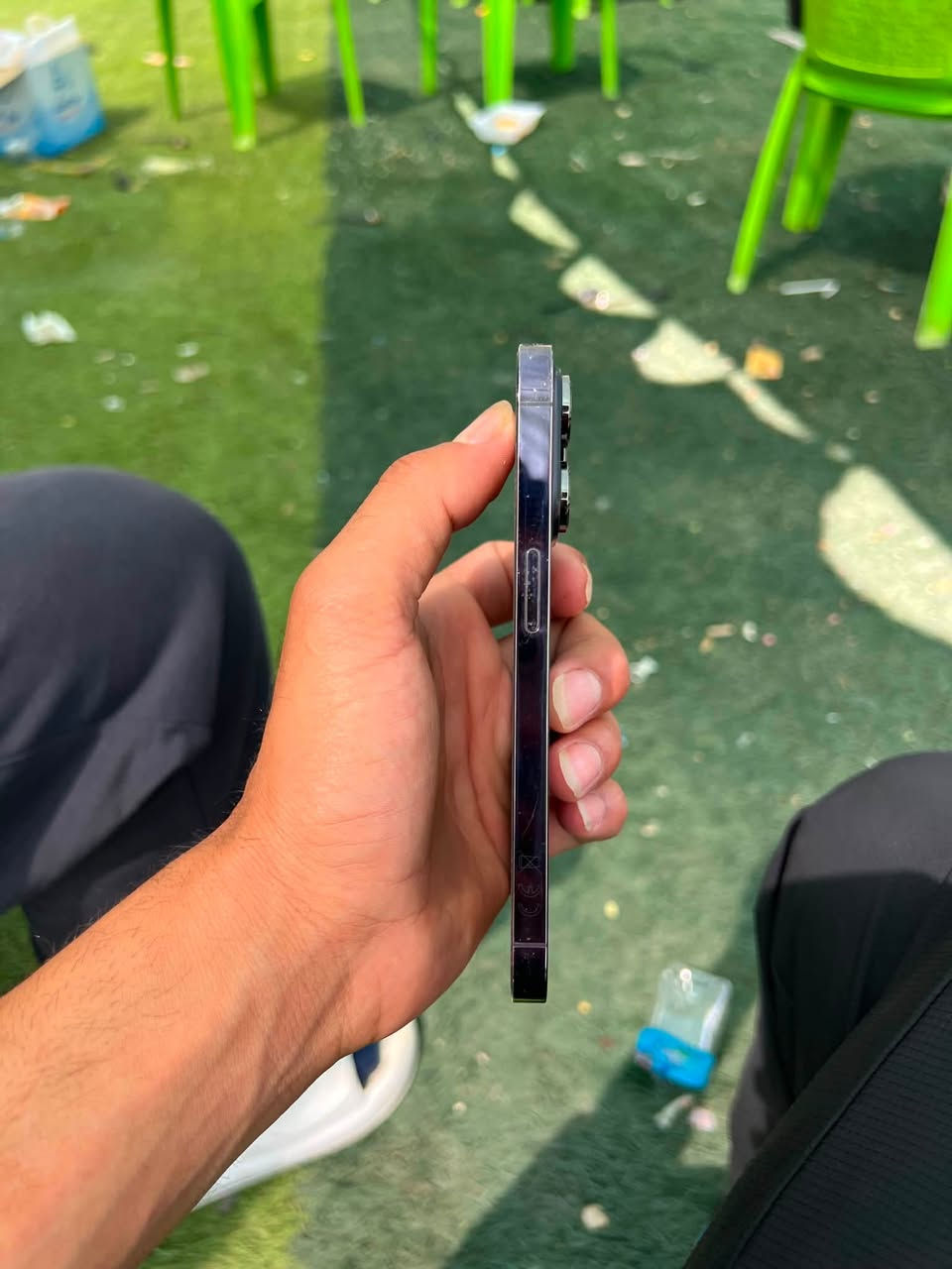السلام عليكم ايفون 14 برو الصغير
725 الف
بطاريه 91
ذاكره 128
جهاز استخدام شخصي نضيف وع الفحص مكفول من كل شي
مكاني بابل 
واتساب ***********
اتصال ***********
