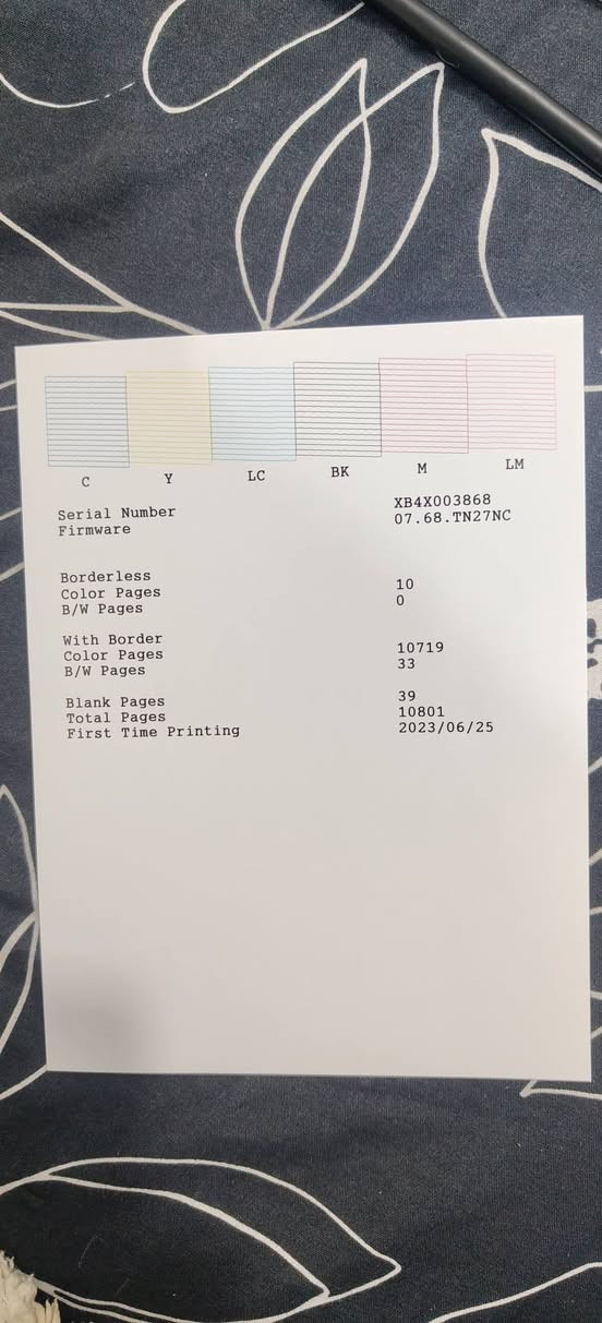 طابعه ابسون L8050 نضافه 95%  جديده تطبع صور معاملات صور A5 وتطبع A4وتطبع حراري وتطبع باجات عضم عاج وطبع اقراص وتطبع تشيرتات وتكدر تطبع عن طريق المبايل واي فاي او بلوتوث  وهواي مواصفات
 سعره 250 الف فقط عنواني حله توصيل محافظات موجود رقمي ***********
