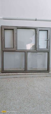 شباك ألمنيوم/PVC • ١٨٠×١٧٠ • حالة ممتازة