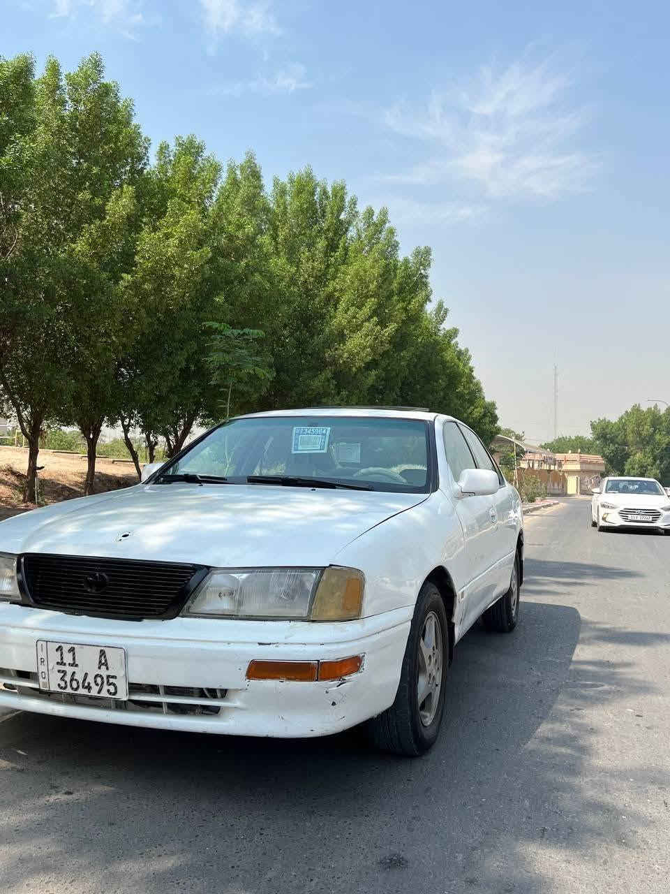 تويوتا. افلون.  موديل. 97.
رقم بغداد. انكليزي.  تحويل مباشر. 

كير. ومحرك حاويه. 6.سلندر. تدفئه تبريد. ثلج. 

تخم تاير نضيف حداديه نضيفه.كهربائيات كله شغال. 

فتحه. سقف. مكفوله من الضربه. القويه. والعيب الشرعي.  

السعر. 43.  العنوان كربلاء طويريج. ***********
