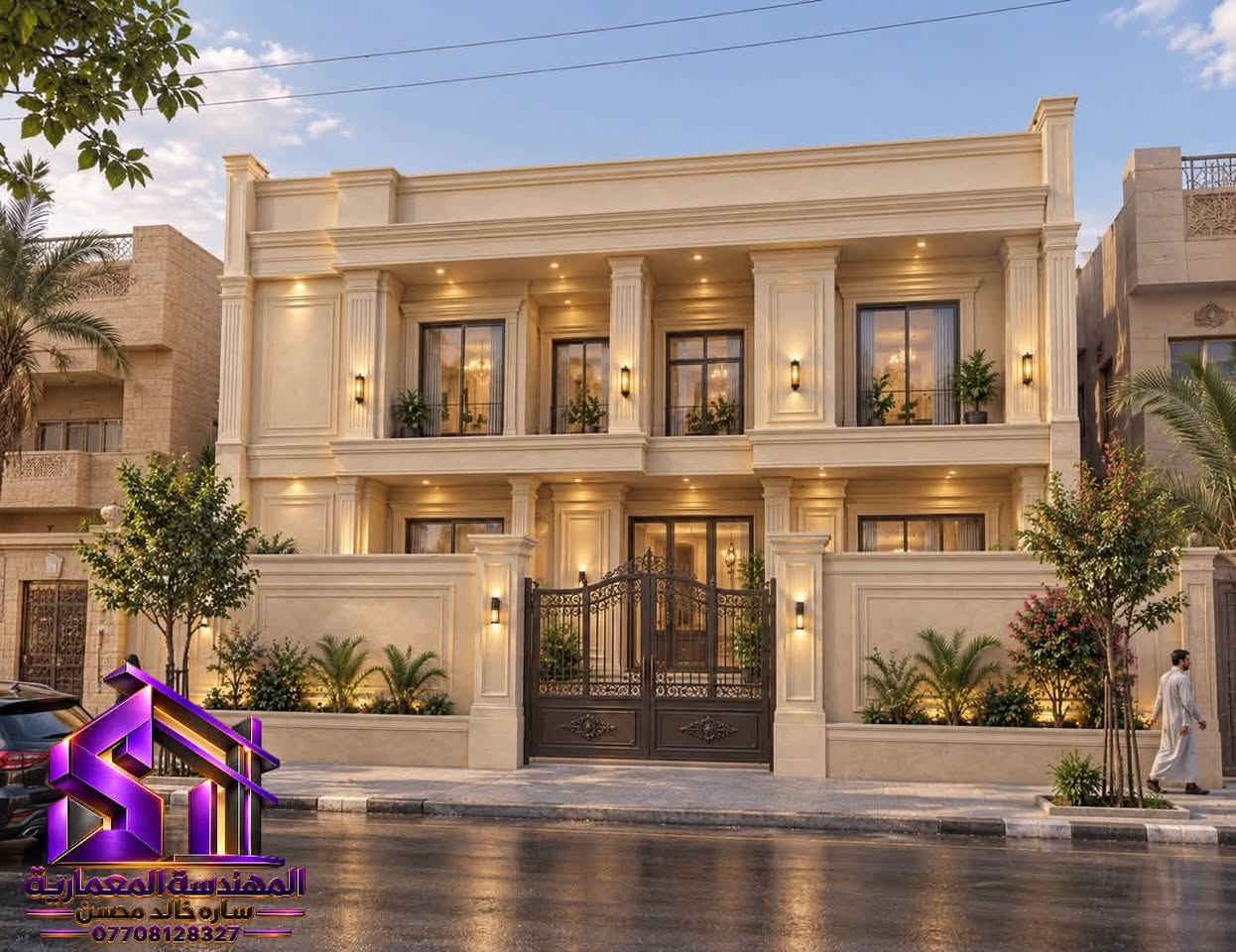 نيو كلاسيك • تصميم واجهات • سارة خالد محسن