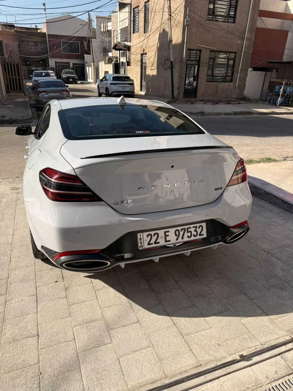 جنسيز G70 • V6 توين تيربو • دفع خلفي