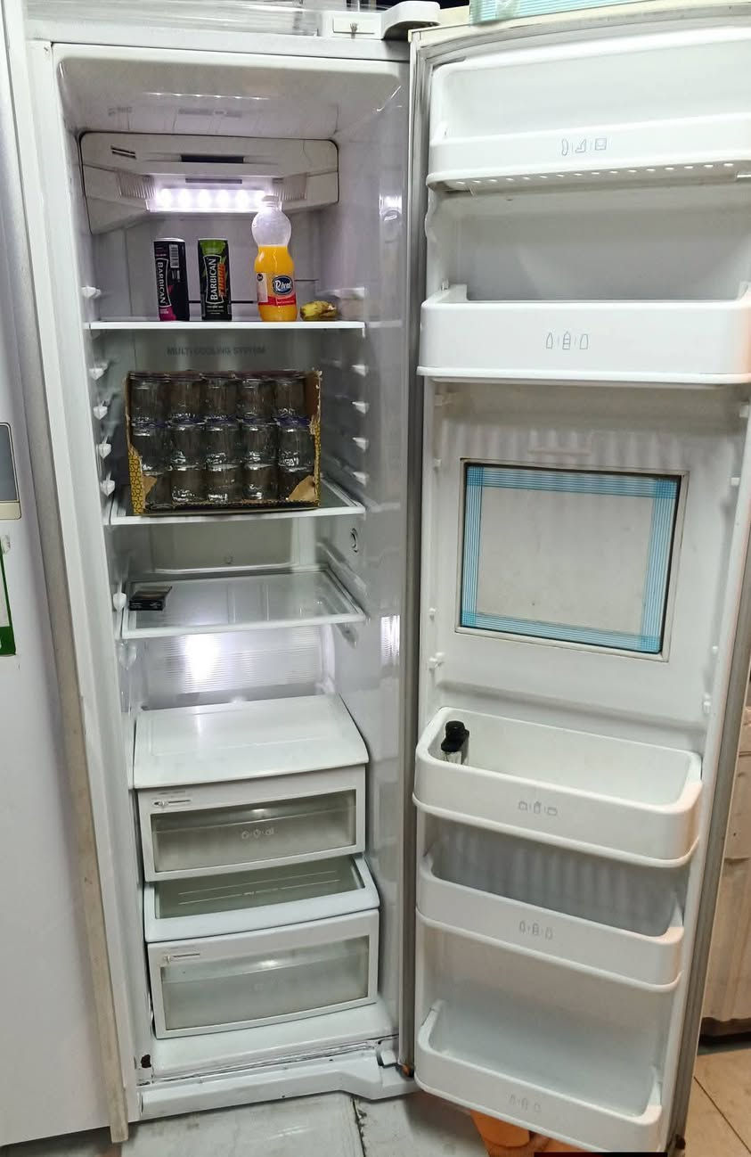 ثلاجه للبيع نوع LG الكوري الاصلي حجم 22 قدم نضام ثلاجه ومجمده يعني الباب اليسار مجمده والباب اليمين ثلاجه بلاديه ما داخله اي تصليح وشرط تسحب امبير واحد فقط وشرط عل الفحص والشغل وانطي بيهاا ضمان مكاني بغداد الحريه حي السلام. السعر 400 وبيهاا مجال قليل
للاستفسار *********** واتساب
ثلاجه للبيع نوع LG الكوري الاصلي حجم 22 قدم نضام ثلاجه ومجمده يعني الباب اليسار مجمده والباب اليمين ثلاجه بلاديه ما داخله اي تصليح وشرط تسحب امبير واحد فقط وشرط عل الفحص والشغل وانطي بيهاا ضمان مكاني بغداد الحريه حي السلام. السعر 400 وبيهاا مجال قليل
