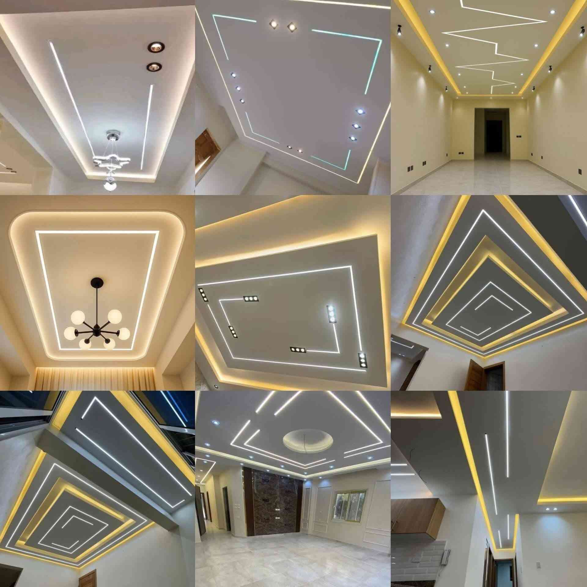 المودرن؟ ✨📐الآن، أحدث ديكورات الجبس بورد وتريشات البروفايل لايت (Profile Light) ننفذها لك بأعلى جودة وأدق تفاصيل! الخطوط المستقيمة والإضاءة المخفية هي سر جمال البيوت الحديثة، لأنها تعطي اتساعاً للممرات والصالات ومظهراً فخماً ومريحاً للعين الحجز ولستفسار تواصل على ارقم ***********

نص مكتوب في الصور:
- @hassanelshafei.official