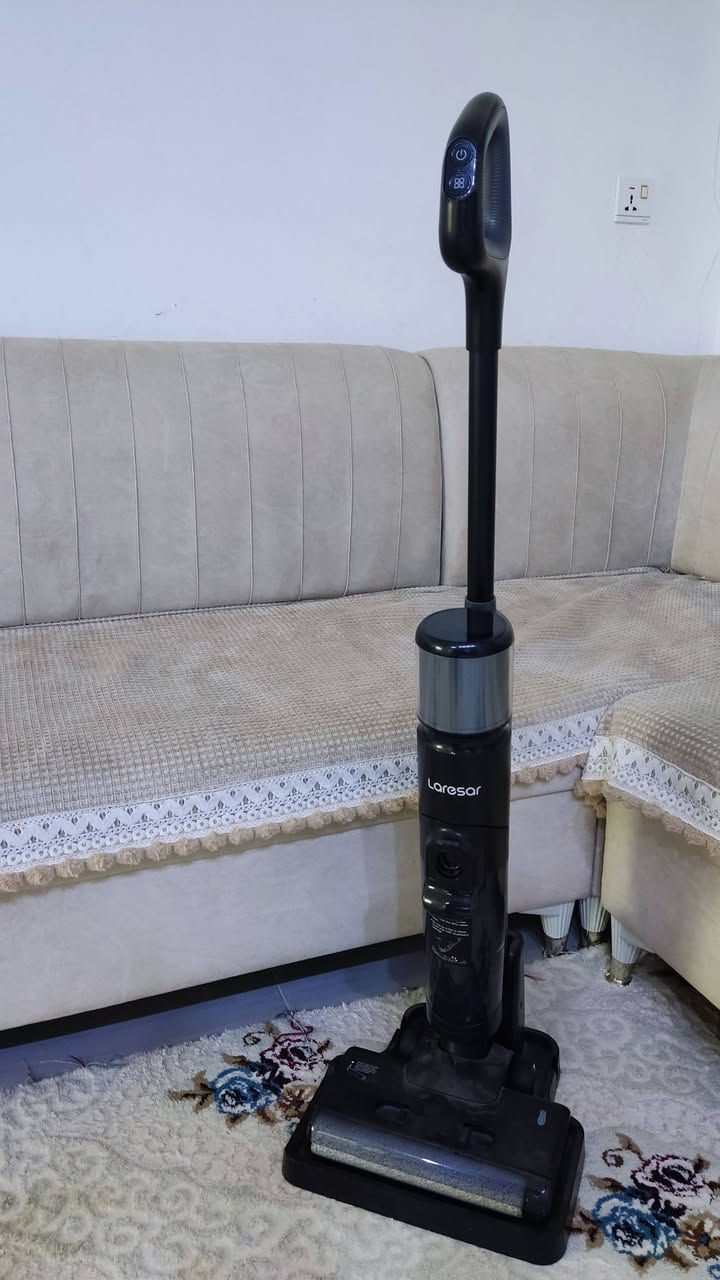مكنسة شحن • بطارية ٤ ساعات • فلتر قابل للغسل