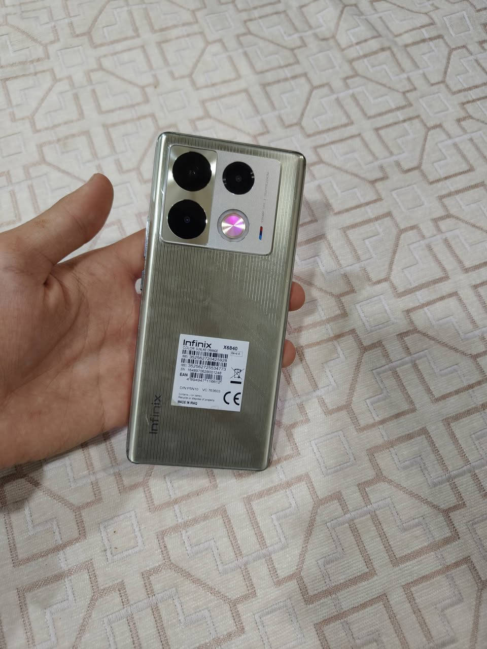 جهاز للبيع ❗ انفنكس نوت40 برو
ذاكرة 256

رام 8+8

الجهاز نضيف وما مفتوح 

السعر 250

تواصل واتساب ***********
