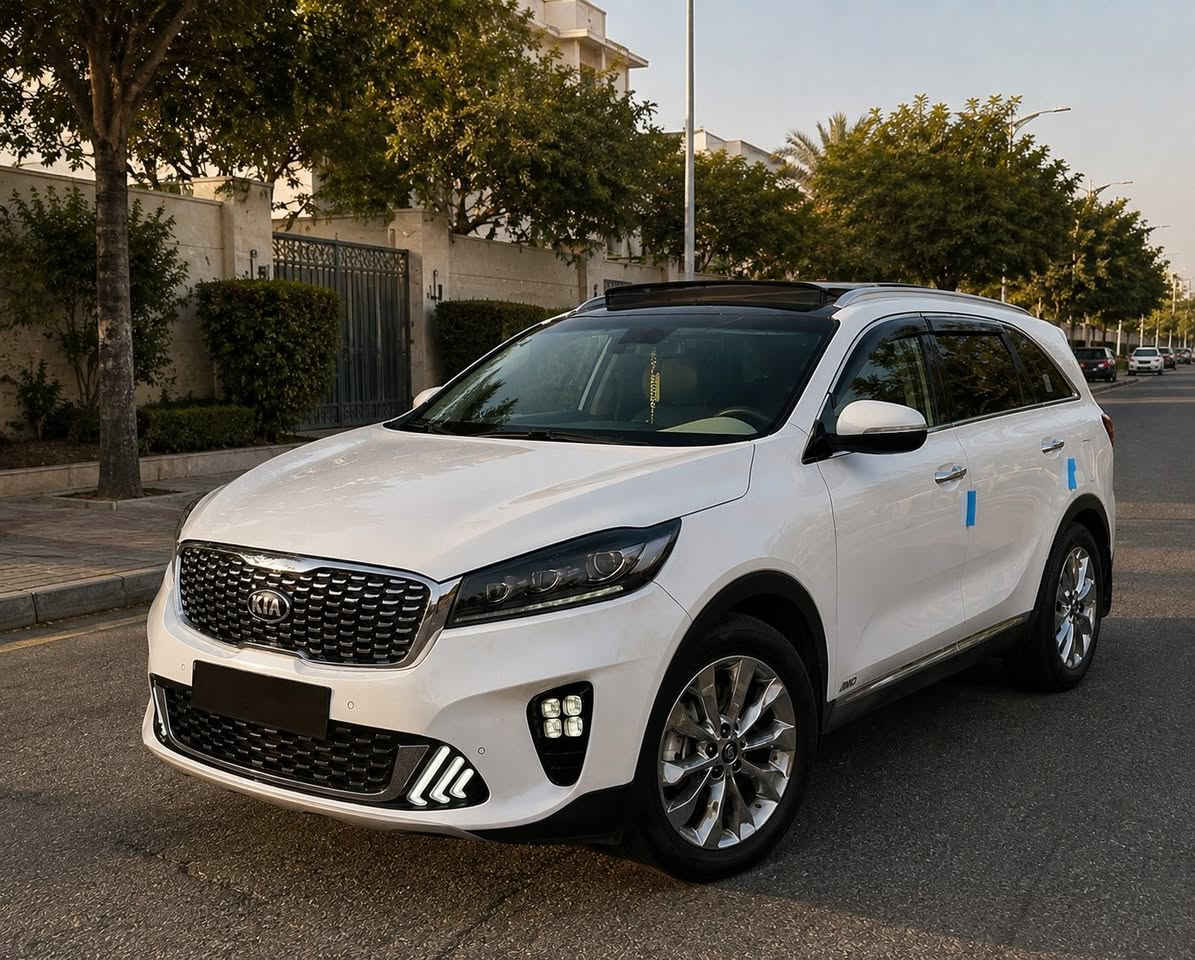 كيا سورنتو 2019 محدث 2020 خليجي 
مكينة V6 / 3600
لون ابيض صدفي 
ماشيه 100 الف 
فول ما عدى 360

السيارة بيها قطعتين بنيد وچاملغ وكاله ايربكات دركة ودشبول طاكات( ايرباكات طكن بسبب طك عندي تاير مو بسبب الحادث ) والسيارة بسمي. 
السعر 215$ وبيها مجال 
***********
