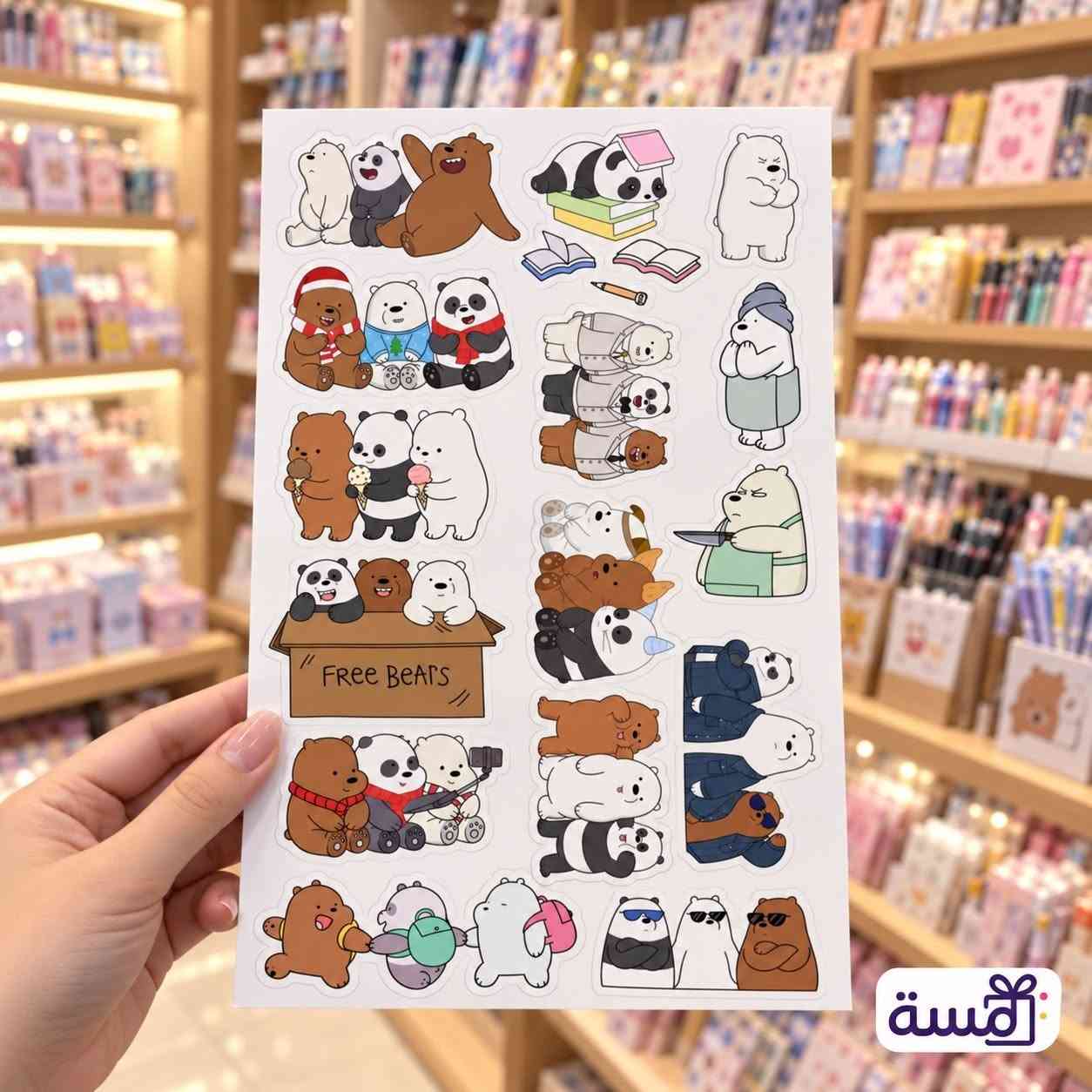 ستيكرات • ورق لاصق • تصاميم حسب الطلب