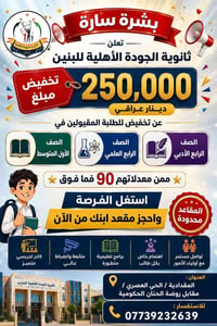 ثانوية الجودة • الصف الاول المتوسط • معدل ٩٠٪