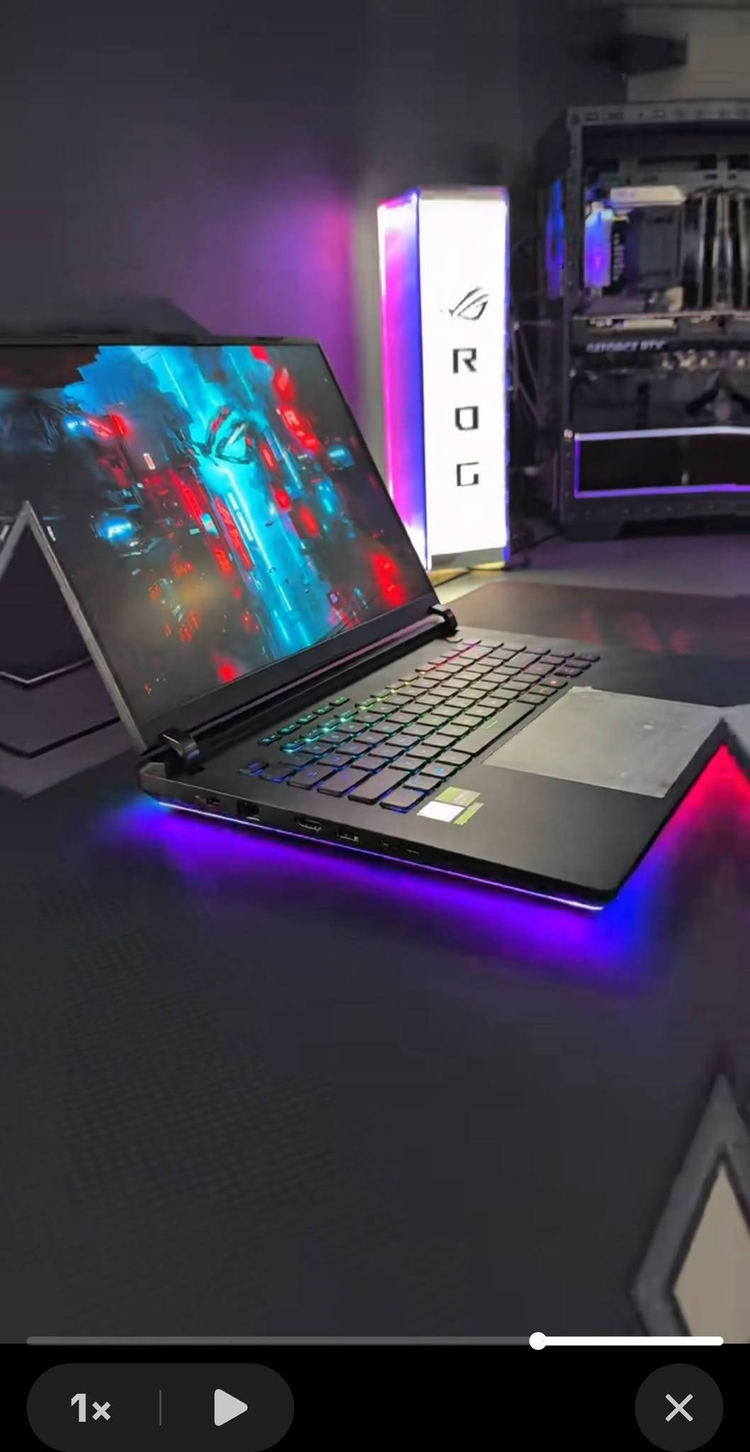 سلام عليكم
لابتوب ايسوس روغ ستريكس 
ASUS ROG Strix G16

💻 الموديل: ASUS ROG Strix G16 G615JPR-RV103
🧠 المعالج: Intel Core i7-14650HX
⚙️ الأنوية: 16 نواة / 24 خيط معالجة
🚀 سرعة المعالج القصوى: حتى 5.2GHz
🎮 كرت الشاشة: NVIDIA GeForce RTX 5070 Laptop
🧠 ذاكرة كرت الشاشة: 8GB GDDR7
⚡ طاقة كرت الشاشة: حتى 115W مع Dynamic Boost
🖥️ الشاشة: 16 بوصة
📐 الدقة: 1920×1200 WUXGA (FHD+)
🔄 معدل التحديث: 165Hz
⏱️ زمن الاستجابة: 3ms
🎨 الألوان: 100% sRGB
🖥️ التقنيات: G-SYNC + MUX Switch + NVIDIA Advanced Optimus
🌈 HDR: Dolby Vision HDR
💾 RAM: 16GB DDR5 بسرعة 5600MHz
💽 التخزين: 512GB PCIe 4.0 NVMe SSD
🔌 المنافذ: Thunderbolt 4 + USB-C + 3× USB-A + HDMI 2.1 + RJ45 + 3.5mm
📷 الكاميرا: FHD 1080p IR مع Windows Hello
⌨️ الكيبورد: عربي + إنجليزي، إضاءة RGB لكل مفتاح
🔋 البطارية: 90Wh
⚖️ الوزن: حوالي 2.65 كغم
🪟 نظام التشغيل: Windows 11 Pro
🎨 اللون: Volt Green

لابتوب بعده بوضع وضمان الشركه مع الكارتون الاصلي والملصقات وباقي ملحقات الابتوب

السعر 2,300,000 وبيه مجال بسيط 

لاستفسار المراسله او الاتصال 
***********

نص مكتوب في الصور:
- ROG STRIX G16
- 1x