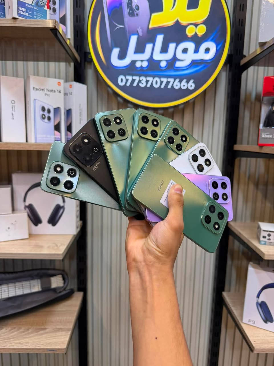 هونر x6B متوفر بجميع اكثر من 7 قطع
الذاكره 256GB رام 12 
اجهزه نضافه عاليا سعر 159 الف 
اجهزه نضافه 97‎%‎ سعر 139 الف 
للتواصل واتساب *********** 
عنوان موصل الزهور قرب قهوه السرحان يلا موبايل 📲 
*********** تواصل حصرا علا واتساب
