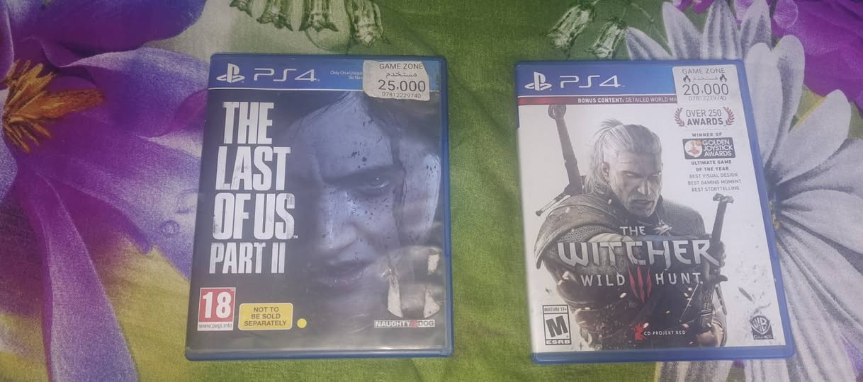 قرصين • Witcher 3 • Last of Us 2