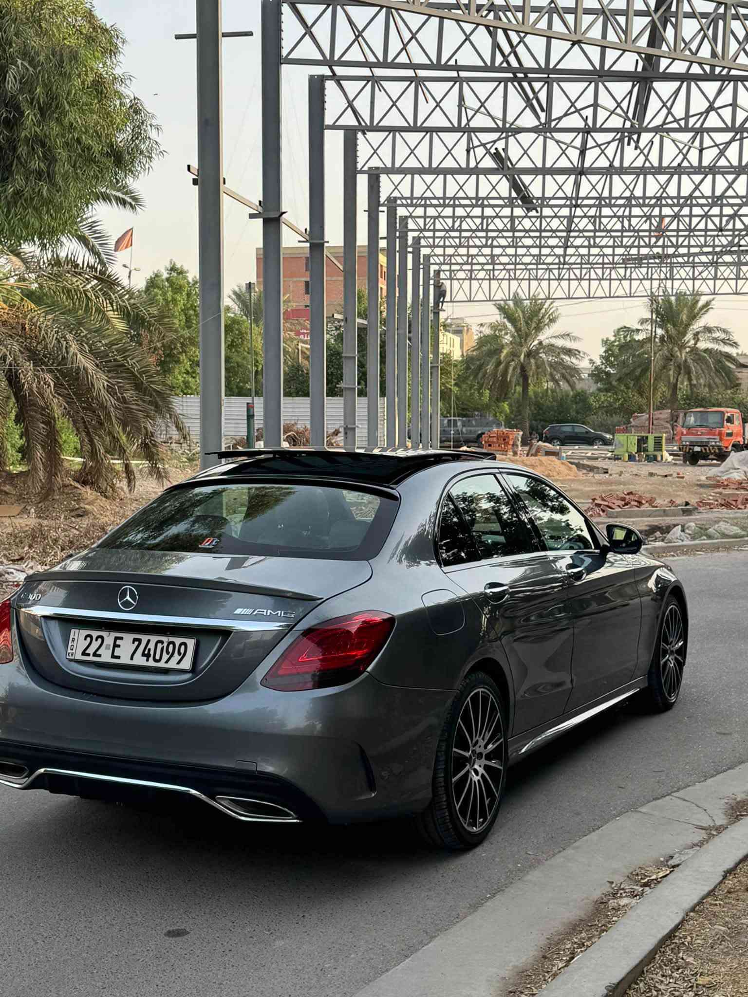 C300 • ٢٠٢١ • حادث خلفي