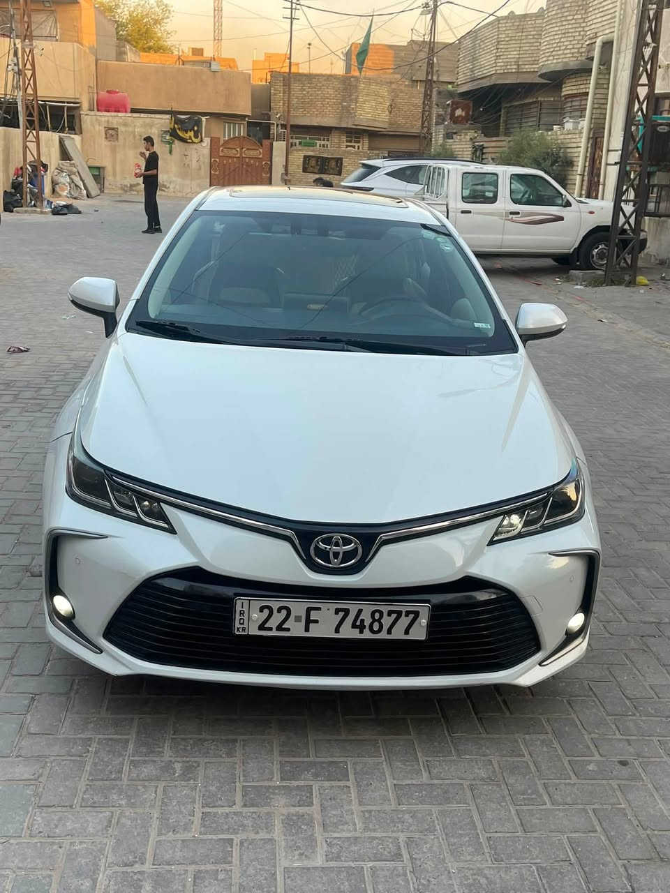 السلام عليكم
كورلا موديل 22 خليجي ساز

   فول مواصفات بصمه سلايت 

تخم تاير صدر جديد  مابيه اي نقص 

  رقم اربيل تحويل او وكاله  

سعره ١٥٥  ماشيه ٥٦ بغداد الشعب 

سونار موجود بل منشور ***********
