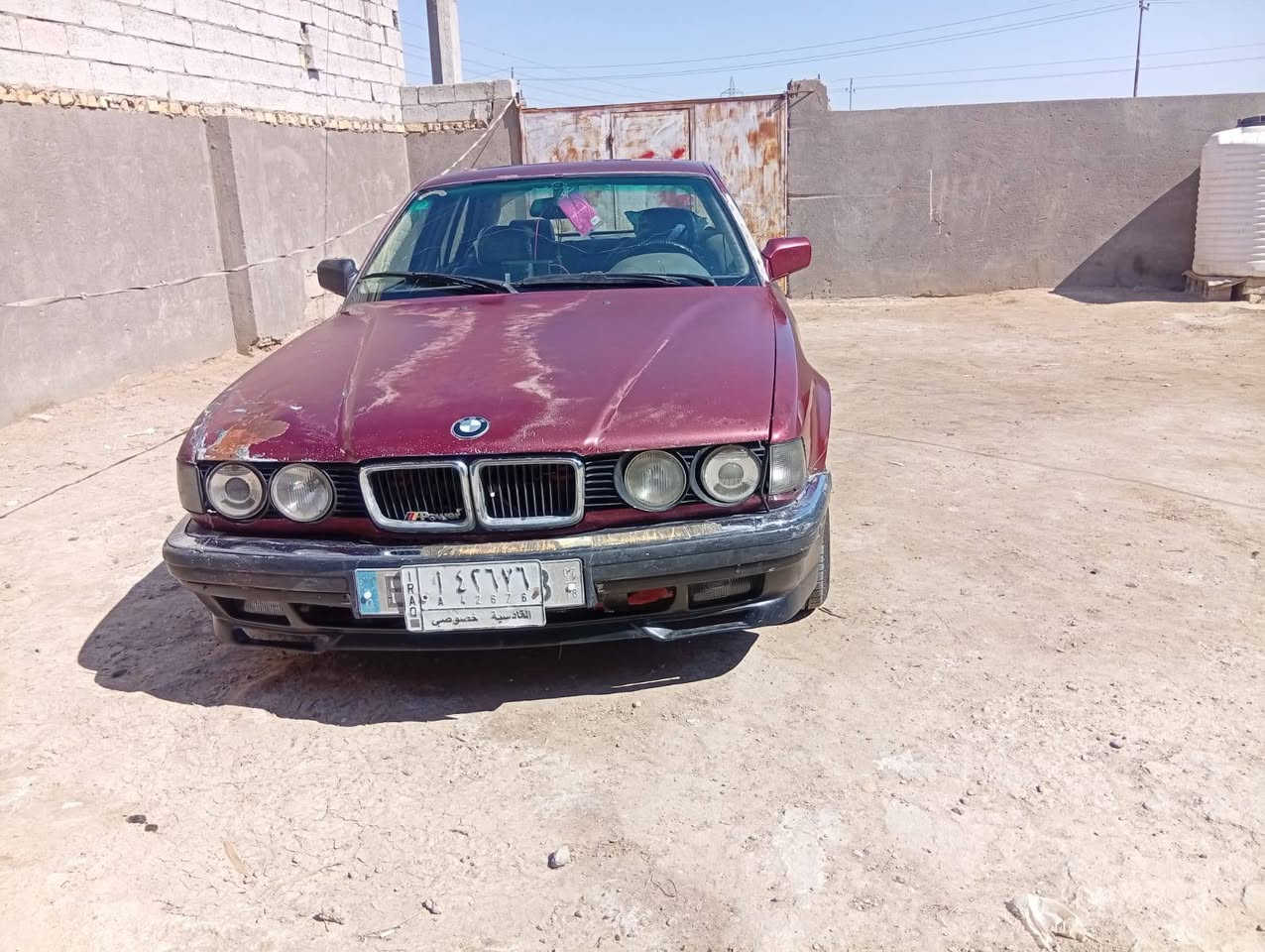 سلام عليكم بي ام 735مفتوح بيع ومراوس سياره كير مكينه حدايه كله شرط تخم تاير بجم عريض دبل جام تبريد نقصه غاز كشنات كهربا مديل 92 سياره كهرباء كله شقاله مكان سياره سماوه ***********تصل وبيك خير وتدلل سعر سياره 25وبيه مجال الطيبين تحياتي للجميع
