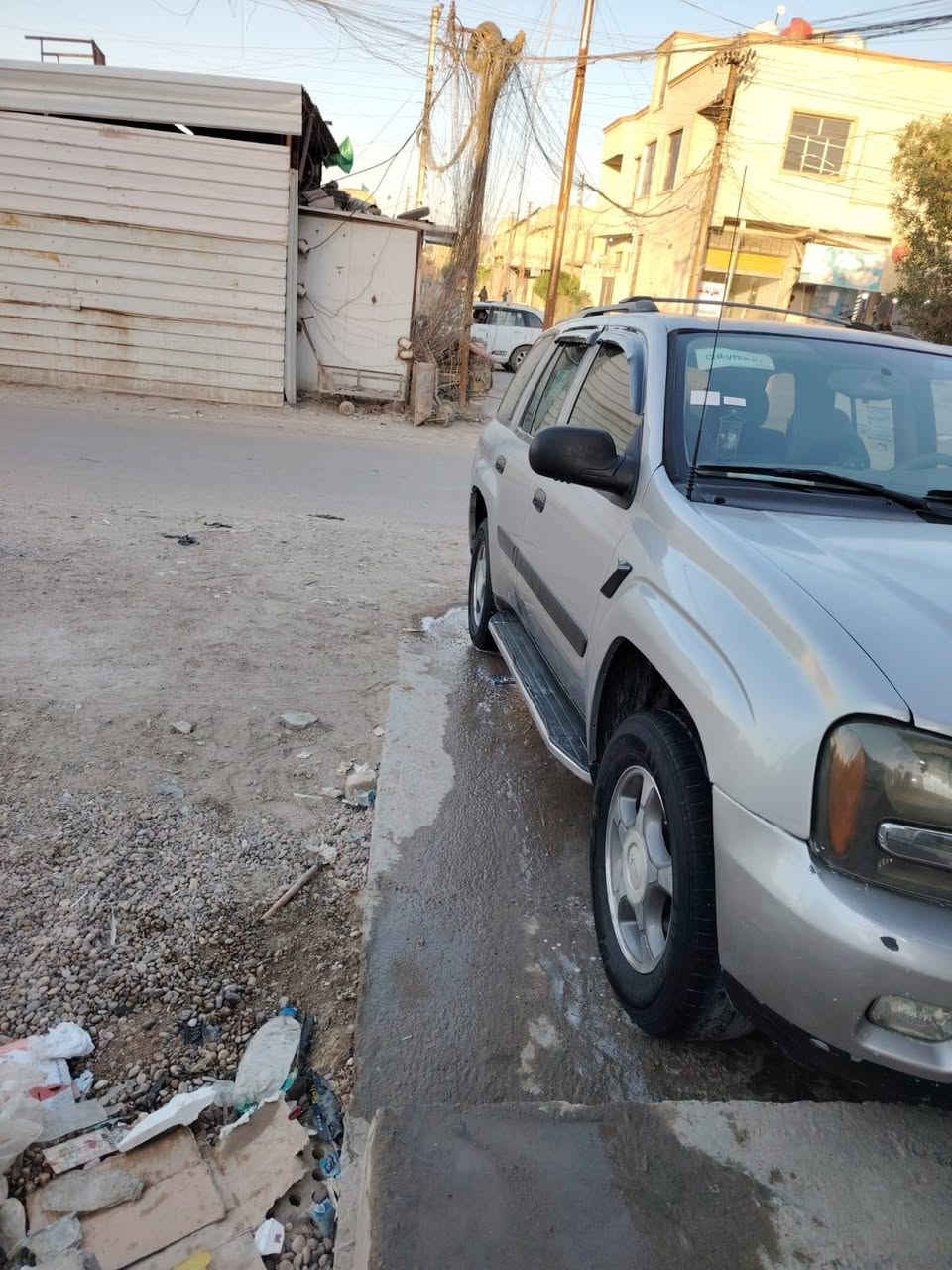 سلام عليكم بلايزر 2005 احزام اثر جراد فقط لا غير 6سلندر قبق اسود جلد كامرة شاشة تبريد ثلج تدفئة فور ويل شغال هزة وفحص جديد سياره بسمنا دوشمه جديده جاهزه للأخير مكاني بغداد سعر 76 وبيها مجال شراي ***********

