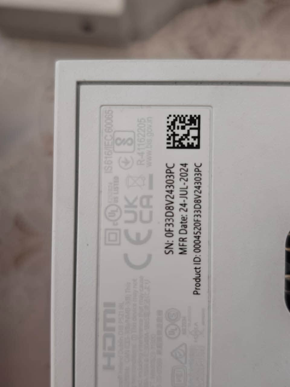 XBOX SERIES S للبيع (انتاج ٢٠٢٤)
الجهاز 1 تيرا (وليس ٥١٢)
كامل ملحقات مع الكارتونة ومع جميع الكيبلات الاصلية
نظافة 100%
ماداخل صيانة ولا مفتوح

السعر 620 الف وبي مجال (جهاز فقط)

وعندي ايضا ملحقات ابيعهم تريد تاخذها مع الجهاز او اذا اكو شخص يحب يشتريها
Ups farber 850 ✅
يدة gamesir g7 se ✅
بطاريات من دوبي قابلة للشحن ✅
قاعدة شحن كنترولر وتبريد للجهاز من دوبي ايضا وياها بطاريات ✅
حساب بيه لعبة resident evil 4 remake و لعبة lies of p وبيه سكنات بلعبة فورتنايت وروكت ليك ✅

السعر مع الملحقات يختلف ‼️
اذا حاب تاخذ الجهاز او الملحقات تواصل خاص وتدلل او عن طريق الواتساب
***********
