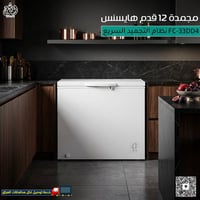 مجمّدة ١٢ قدم • هايسنس • ٢٥٠ لتر