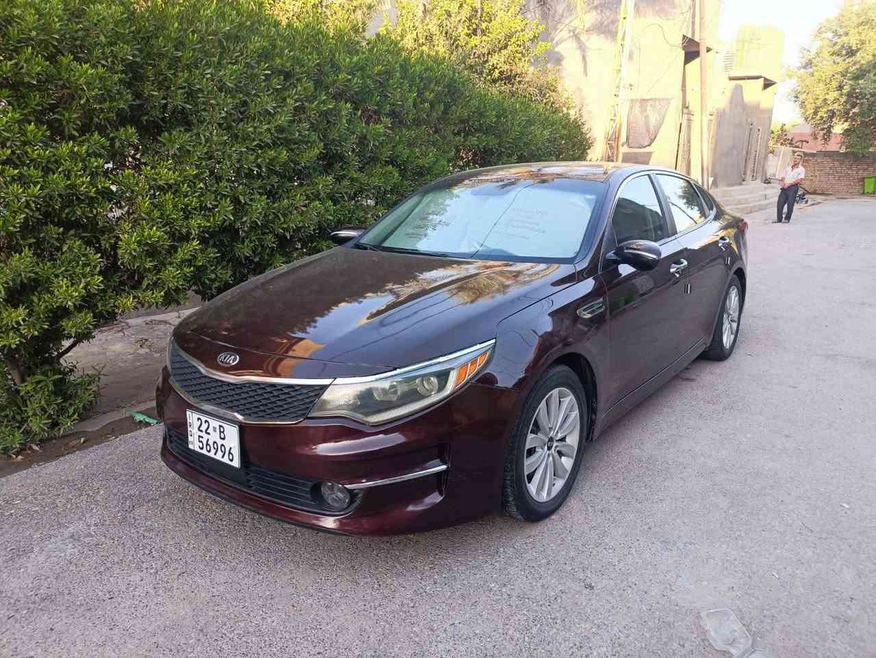 كيا اوبتما ٢٠١٧ امريكي حادثها موضح بالصور بأسمي رقم شمالي جديد تحويل او وكالة مواصفات عادية مكانها بعقوبة السعر ١١٠ وبيها مجال للتواصل *********** بعقوبة, ديالى
