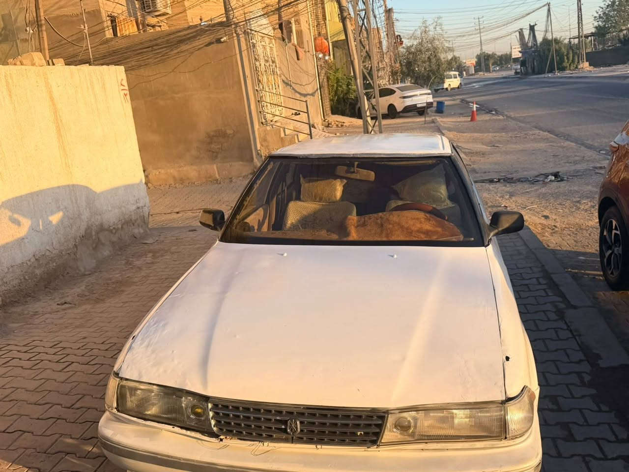 سلام عليكم مارك عضم السياره جاهزه ومعمره رقمها نجف تخم تاير جديد السياره نضيفه وسعرها ١٨ للستفسار ***********
